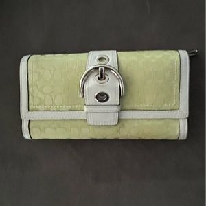 Coach signature wallet